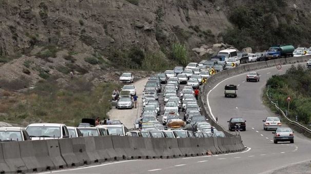ترافیک در آزادراه قزوین – رشت پرحجم است