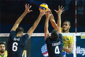 واکنش FIVB به باخت ایران مقابل برزیل