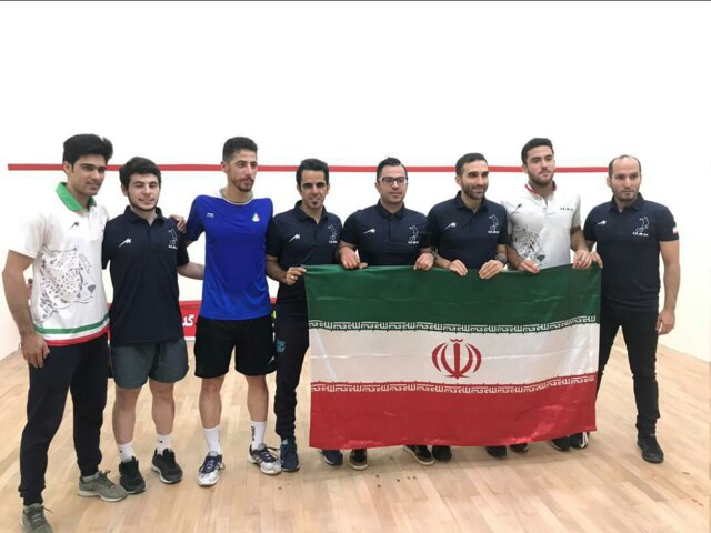 قهرمانی تیم اسکواش ایران در رقابت های غرب آسیا