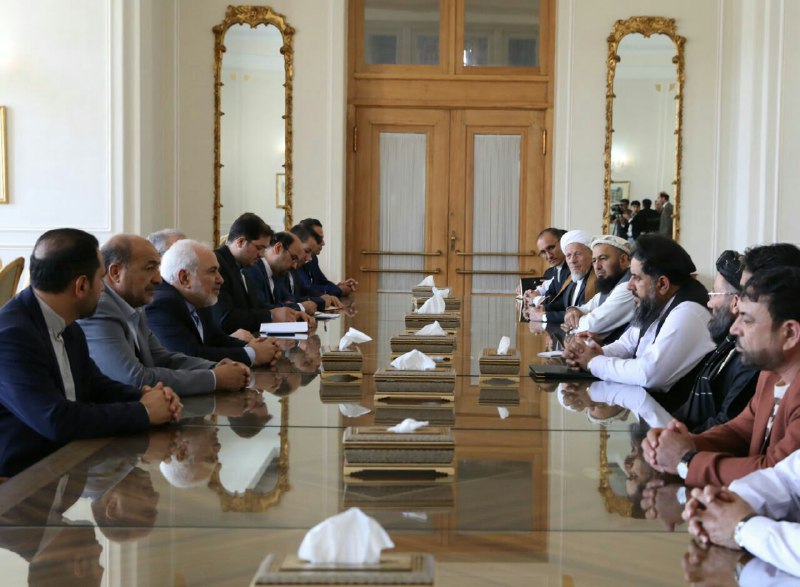 رئیس مجلس سنای افغانستان با ظریف دیدار کرد