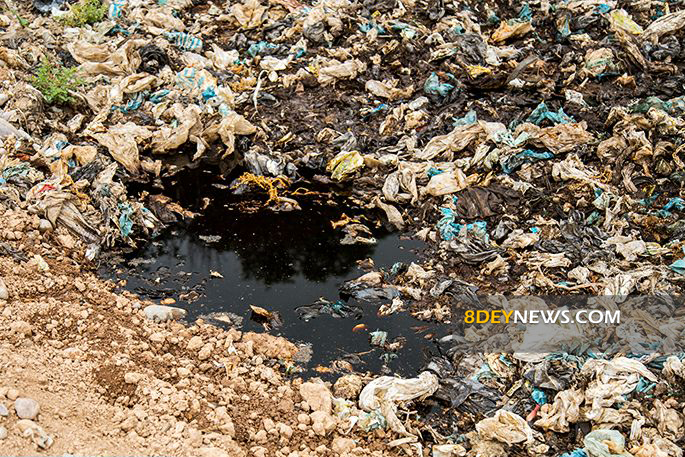 ورود شیرابه زباله های سراوان به بیش از ۴۰۰ هکتار از اراضی کشاورزی گیلان
