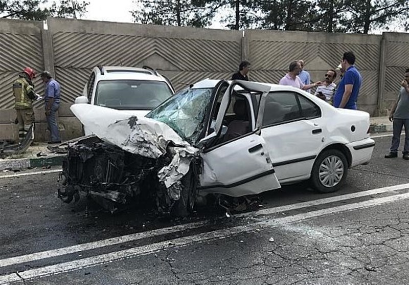یک کشته در تصادف جاده سیاهکل ـ سنگر + عکس