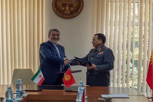امضای موافقت‌نامه همکاری انتظامی و امنیتی ایران و قرقیزستان