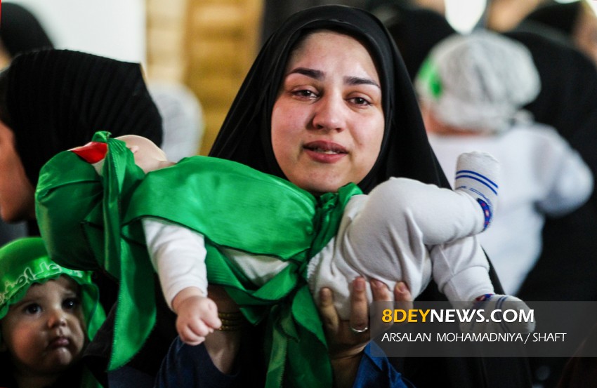 همایش شیرخوارگان حسینی در شفت + تصاویر