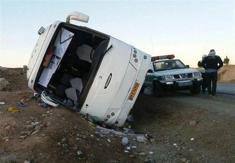 اتوبوس زائران ایرانی در عراق دچار حادثه شد