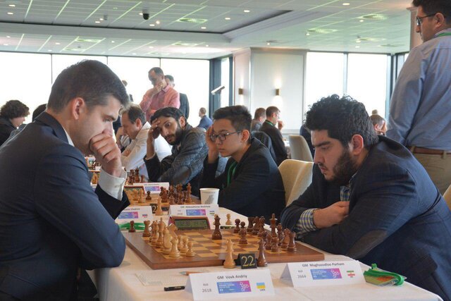 پرهام مقصودلو بالاتر از قهرمان شطرنج جهان در مسابقات گرند سوئیس