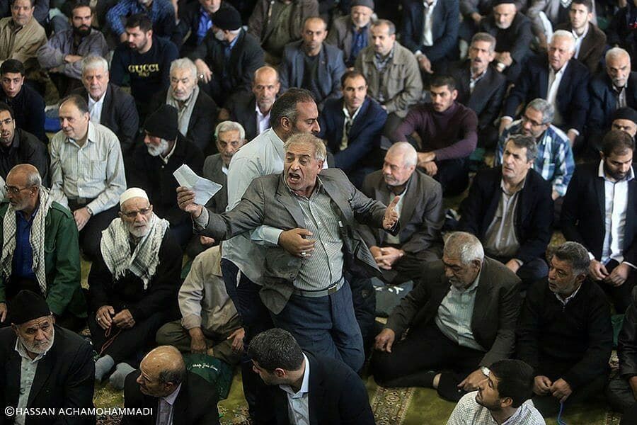 ماجرای فریاد فرد معترض در نماز جمعه تهران چه بود؟