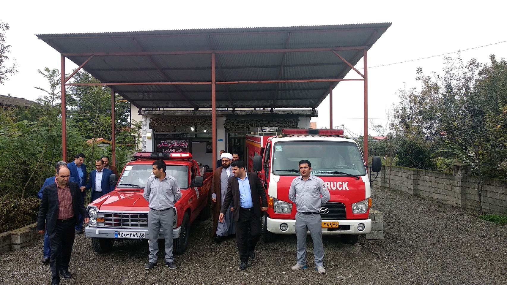 نخستین ایستگاه آتش نشانی روستایی در تالش افتتاح شد