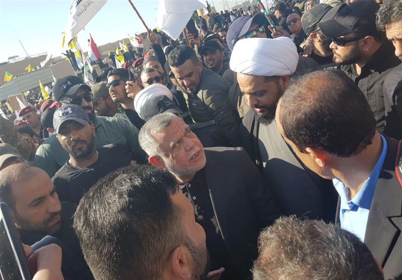 تجمع اعتراضی مقابل سفارت آمریکا در عراق به روایت تصویر