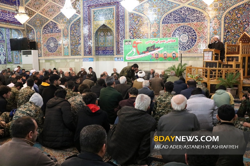 گزارش تصویری/ همایش بصیرتی مردمی ۹دی در آستانه اشرفیه