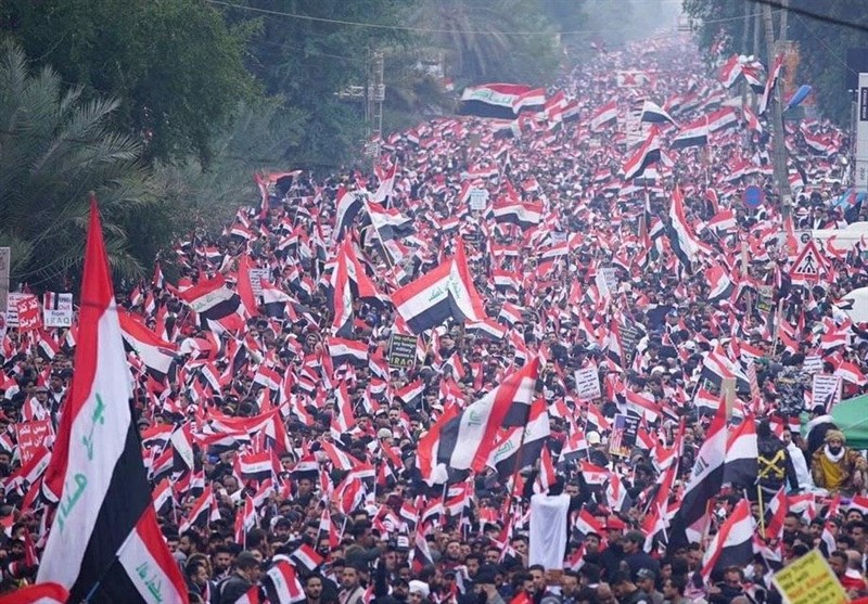 حاشیه‌های تظاهرات امروز عراق به روایت تصاویر