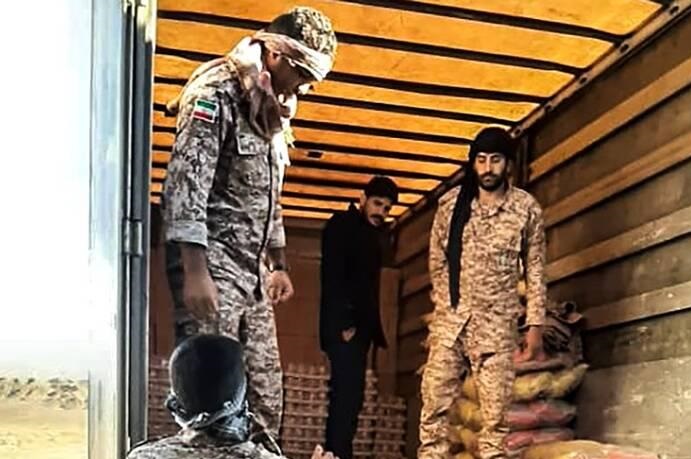 فیلم/ امدادرسانی هوایی سپاه در مناطق سیل زده