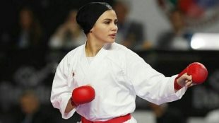 کسب مدال سارا بهمنیار در مسابقات جهانی کاراته
