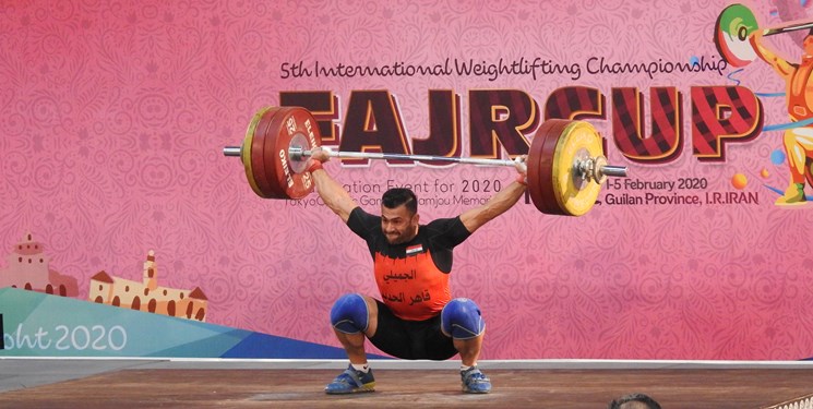 قهرمانی وزنه‌بردار عراقی دسته ۸۱ کیلوگرم در جام فجر