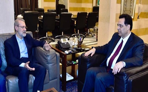 لاریجانی با نخست‌وزیر لبنان دیدار کرد