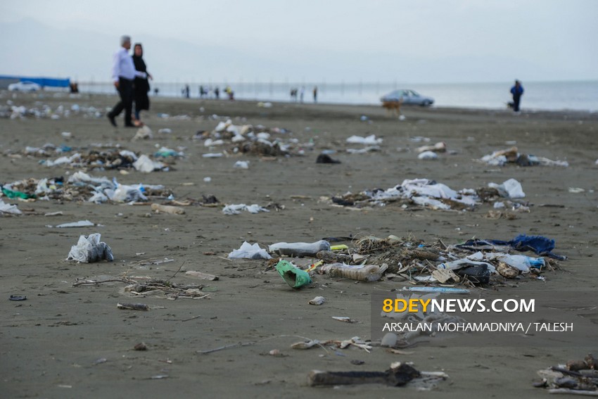 ساحل دریا یا زباله دانی گیسوم؟!+ تصاویر