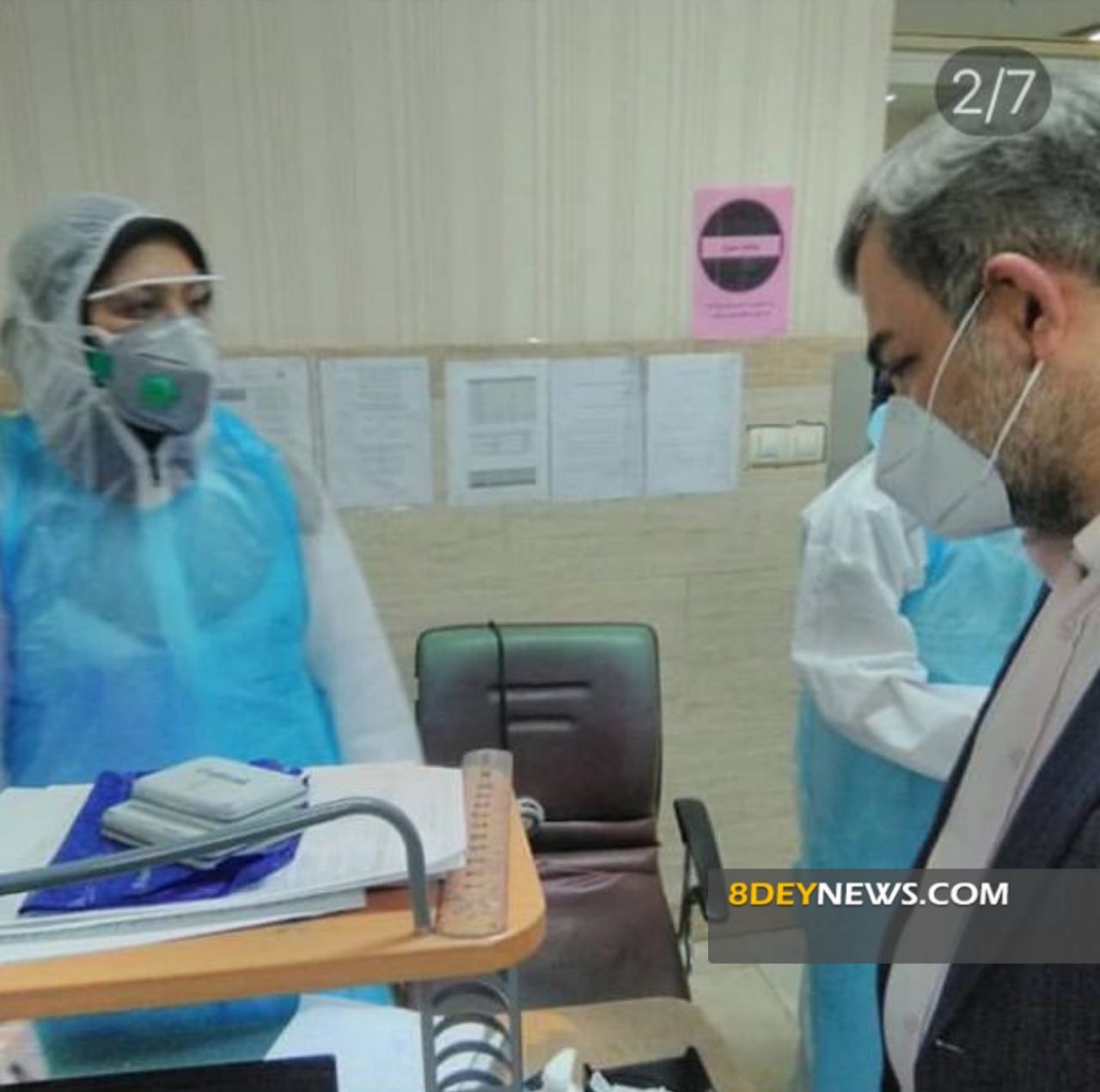 بازدید سرزده نماینده تام الاختیار وزارت بهداشت در گیلان از بیمارستان رازی + عکس و فیلم
