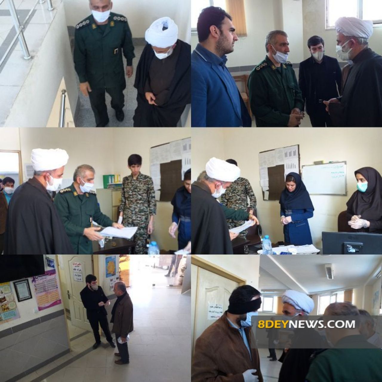 بازدید امام جمعه رحیم آباد از مرکز خدمات درمانی این شهر +تصاویر