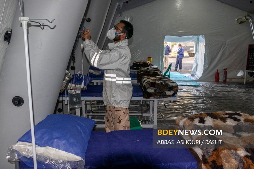 گزارش تصویری/ افتتاح بیمارستان صحرایی نیروی دریایی سپاه در رشت