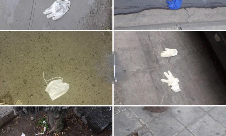 درخواست شهرداری رشت از شهروندان: دستکش، ماسک و دستمال کاغذی مصرف شده را در معابر شهری رها نکنید