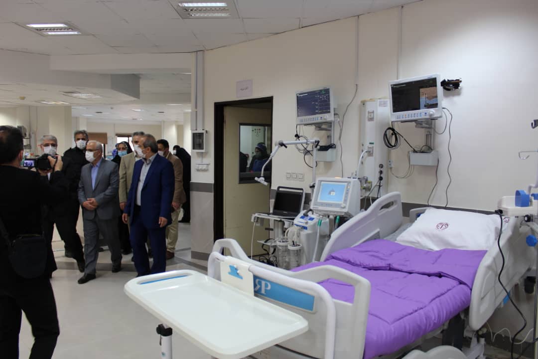 بزرگ‌ترین مرکز ICU دولتی شمال کشور در رشت به بهره‌برداری رسید