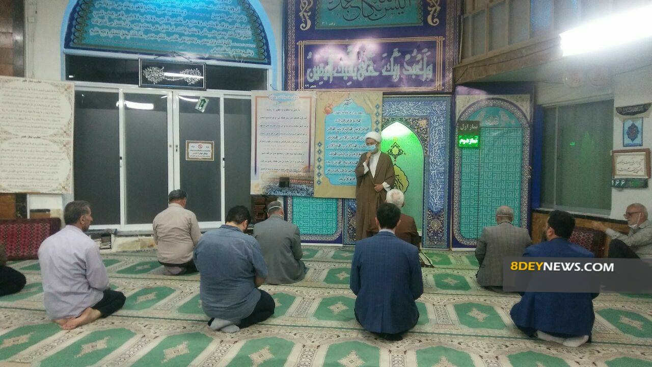بازگشایی مساجد رضوانشهر بعد از اعلام وضعیت سفید + عکس