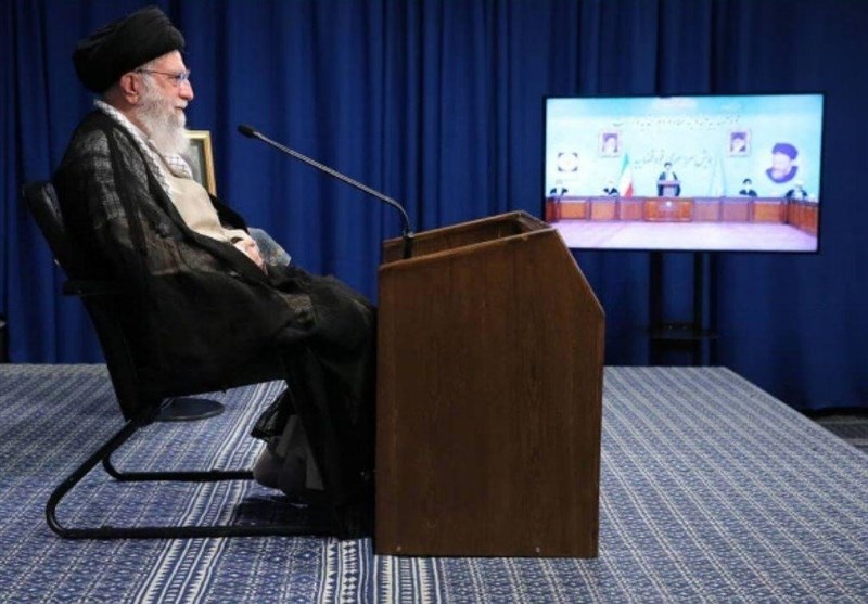 ارتباط تصویری امام خامنه‌ای با همایش سراسری قوه قضائیه