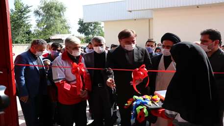 افتتاح انبار امدادی جمعیت هلال احمر شهرستان شفت با اعتباری بالغ بر ۱۰میلیارد ریال