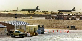 شلیک راکت به بخش نظامی فرودگاه بین‌المللی بغداد
