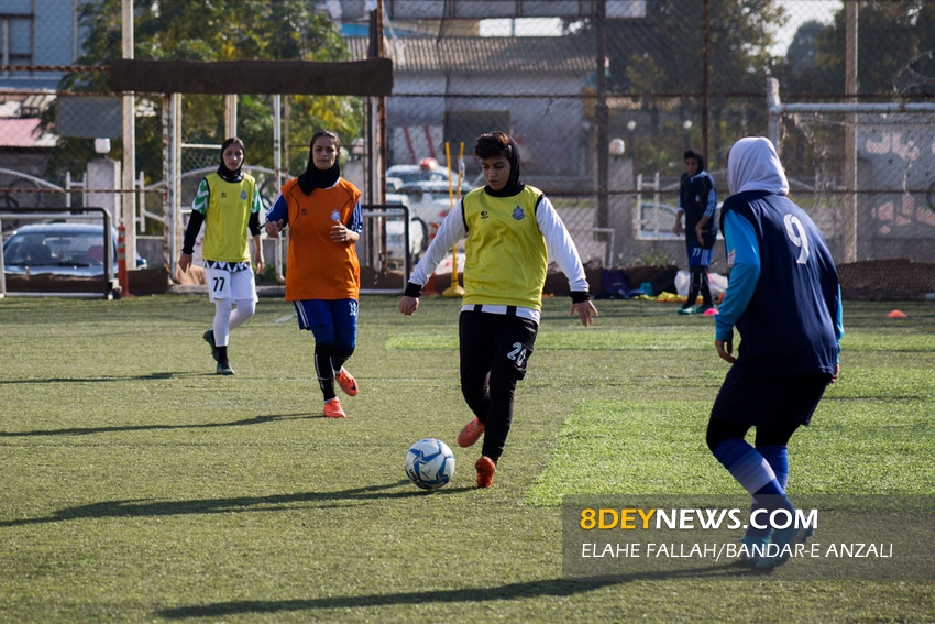 گزارش تصویری/ تمرینات آمادگی تیم فوتبال بانوان ملوان بندرانزلی