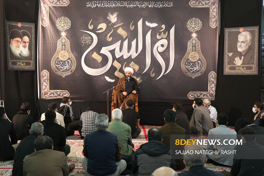 مراسم عزاداری وفات حضرت ام البنین(ع) در رشت + تصاویر