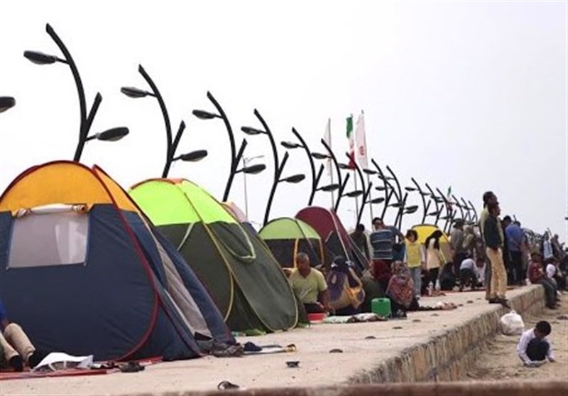 برپایی چادر‌های مسافرتی در شهر رشت ممنوع شد