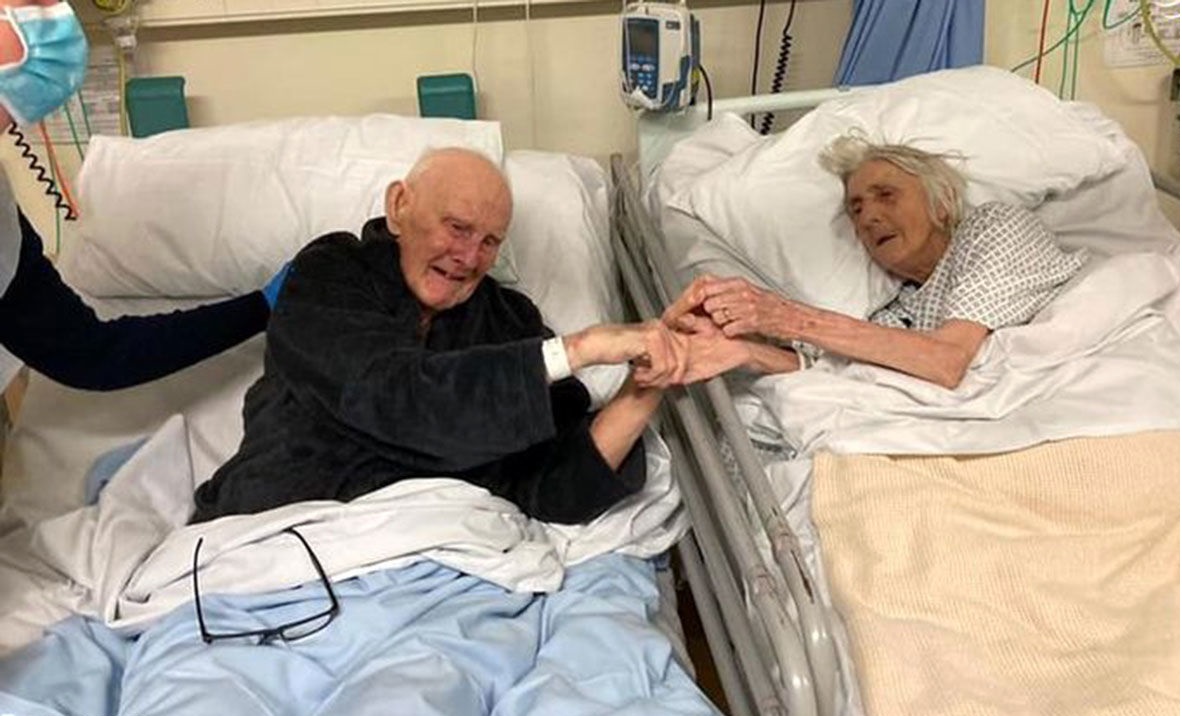 مرگ کرونایی همزمان زوج ۹۱ساله که از ۱۴سالگی به هم دل بستند