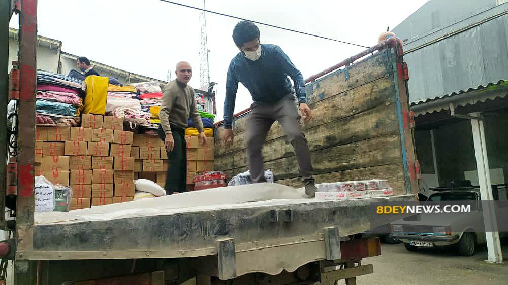 اعزام یک کامیون کمک های اهدایی مردم گیلان به منطقه زلزله زده “سی سخت” + تصاویر