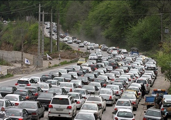 ترافیک سنگین در مسیرهای منتهی به شمال