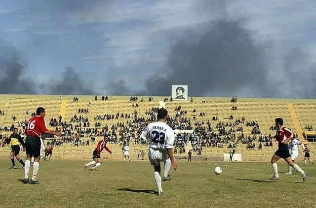 مسابقه فوتبال زیر سایه حملات جنگنده های آمریکایی/ روایتی از آخرین بازی لیگ عراق که پیش از سقوط حکومت صدام برگزار شد
