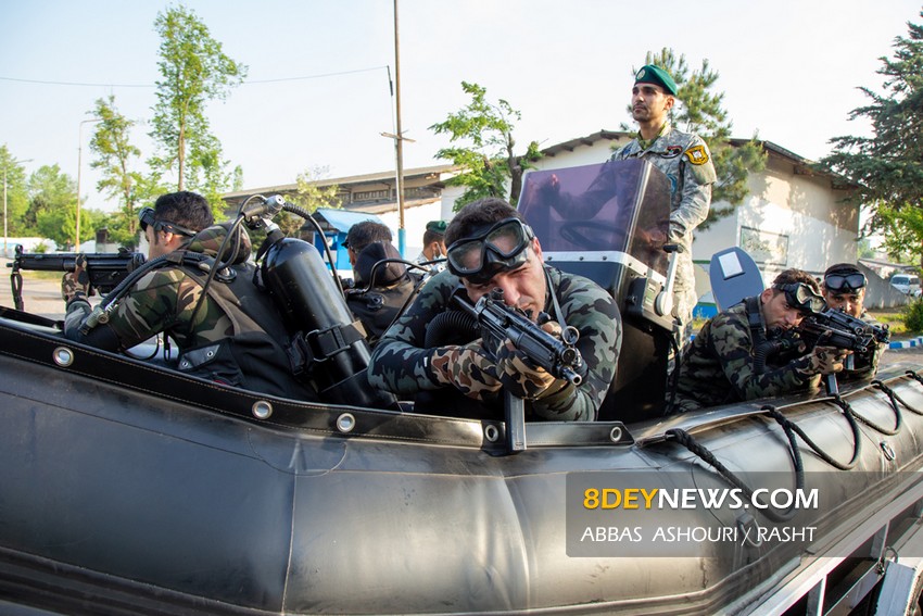 تصاویر| رژه خودرویی روز ارتش در رشت