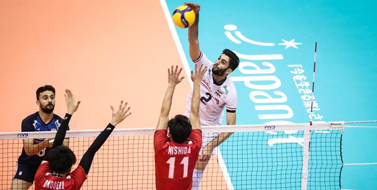 شکست سنگین والیبال ایران مقابل ژاپن/ نداشتن بازی تدارکاتی کار دست ایران داد