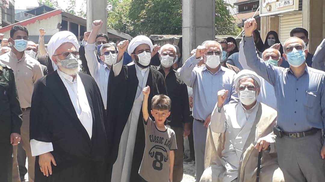 تجمع اعتراضی به هتک حرمت مسجدالاقصی در سنگر
