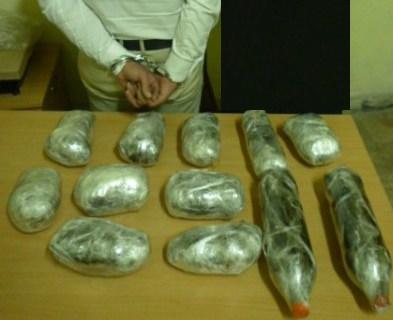 جاساز بیش از ۱۰ کیلو موادمخدر در مخفیگاه قاچاقچی در لاهیجان