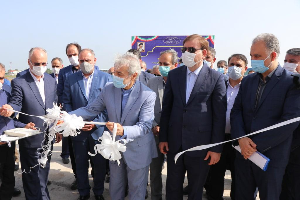 افتتاح پروژه‌های توسعه‌ای فرودگاه بین‌المللی سردارجنگل رشت