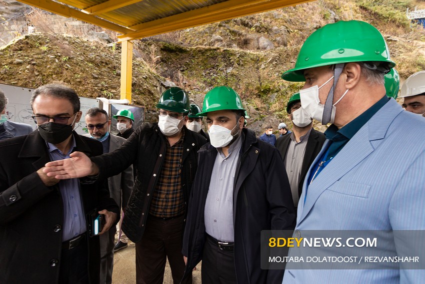 تصاویر| حضور وزیر ارتباطات در رضوانشهر و بازدید از سدشفارود