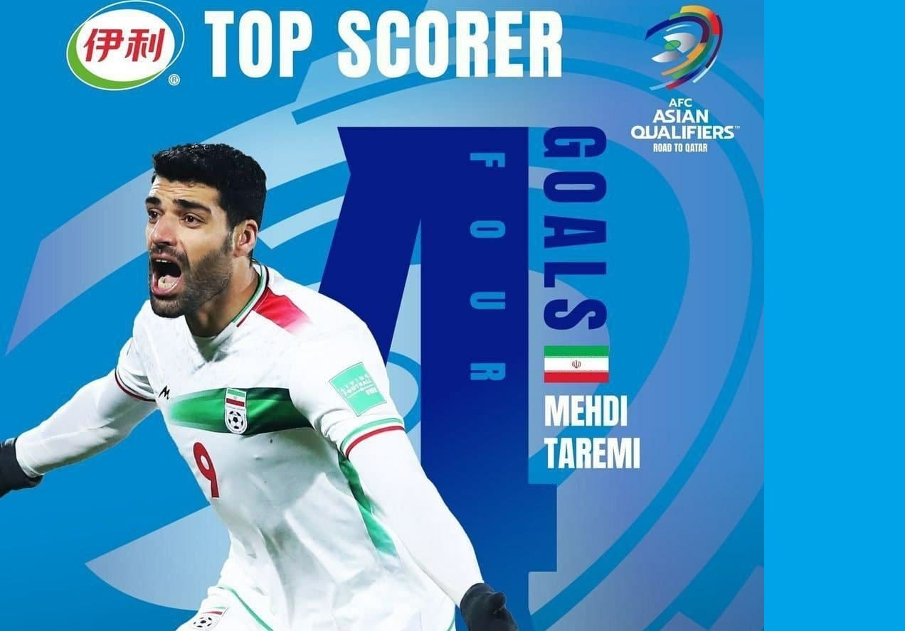 طارمی بهترین بازیکن مقدماتی جام جهانی در آسیا+عکس