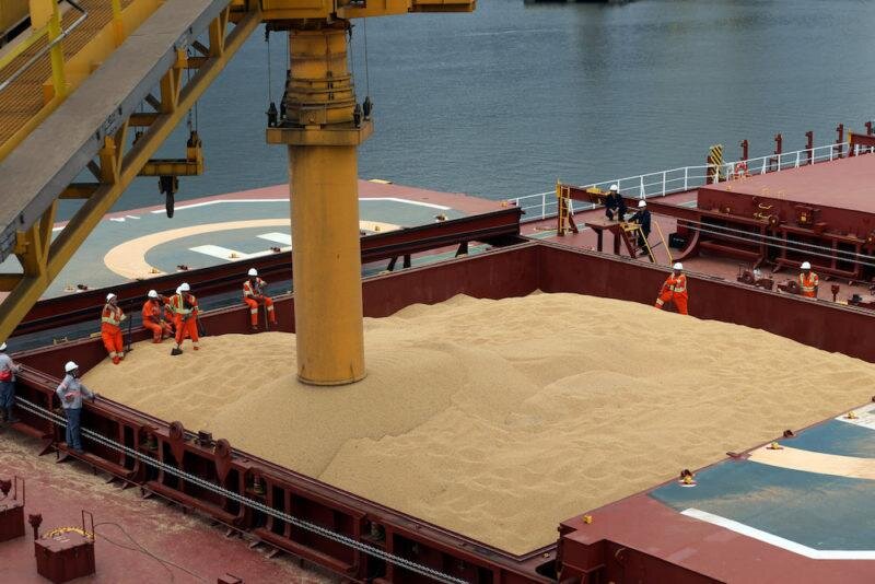 سه کشتی حامل ۲۱۴ هزار تن گندم در بندر امام پهلو گرفتند