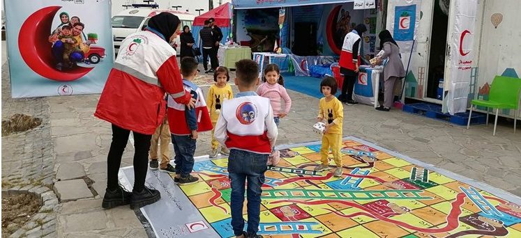 راه اندازی تیم های جمعیت هلال احمر سحر برای کمک به کودکان حادثه دیده
