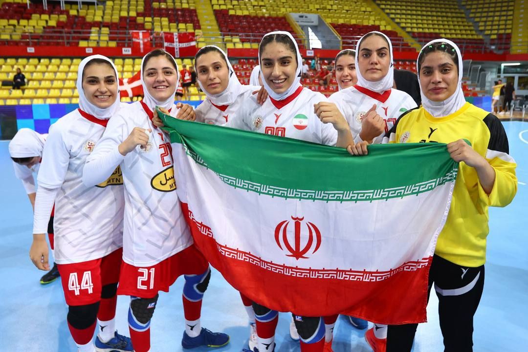 صعود تاریخی تیم هندبال نوجوانان دختر ایران به جمع ۱۶ تیم برتر جهان