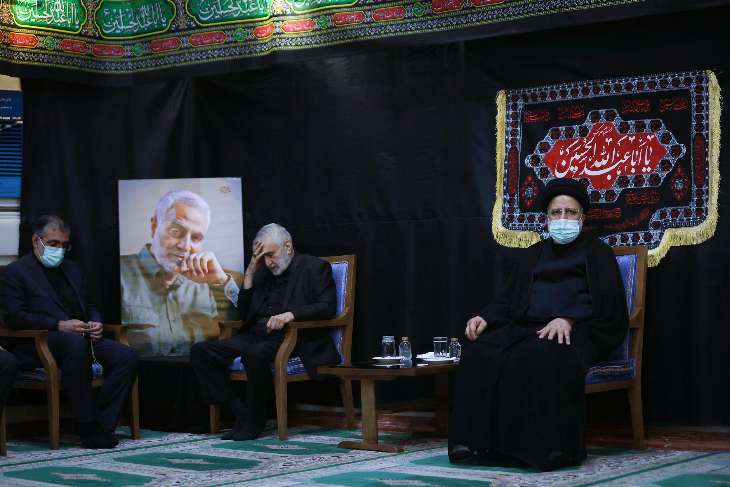 مراسم سوگواری شام غریبان شهادت امام حسین(ع) در نهاد ریاست جمهوری+ تصاویر