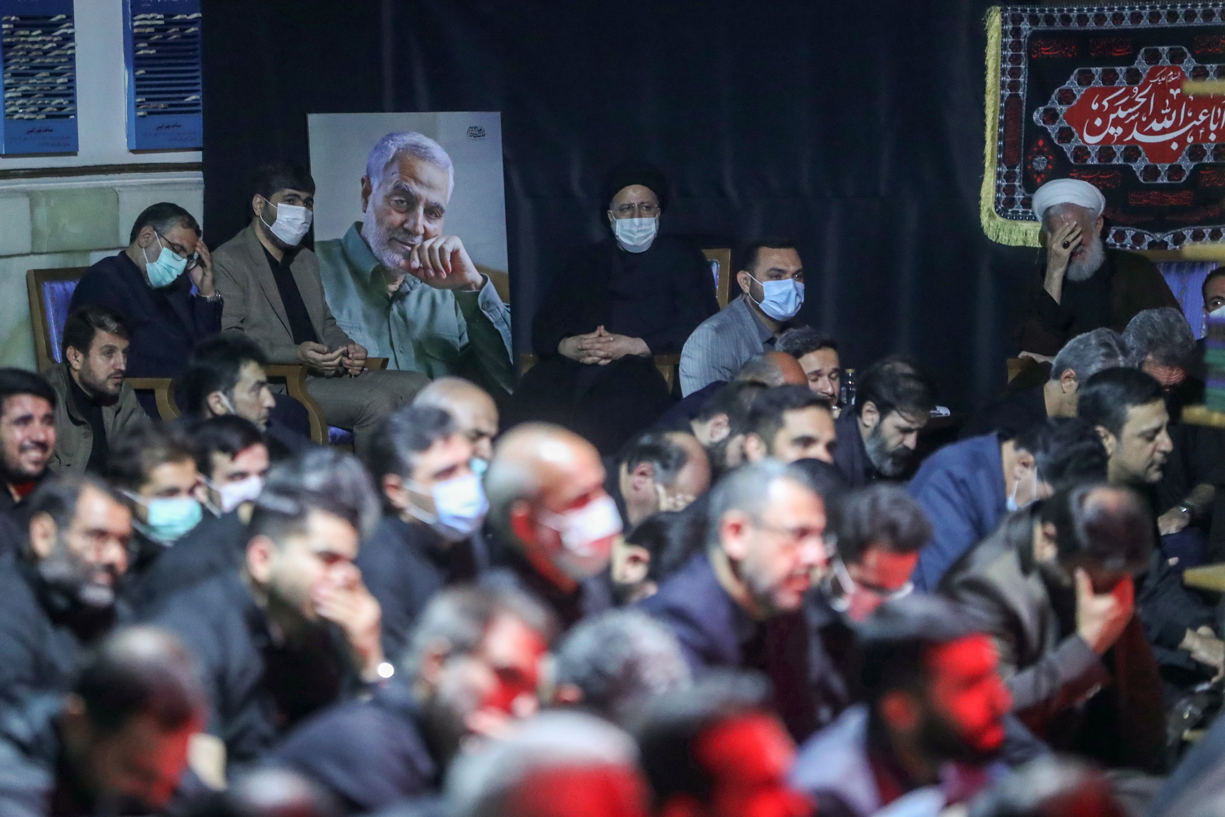 مراسم عزاداری شب شهادت امام سجاد(ع) در نهاد ریاست جمهوری+ تصاویر