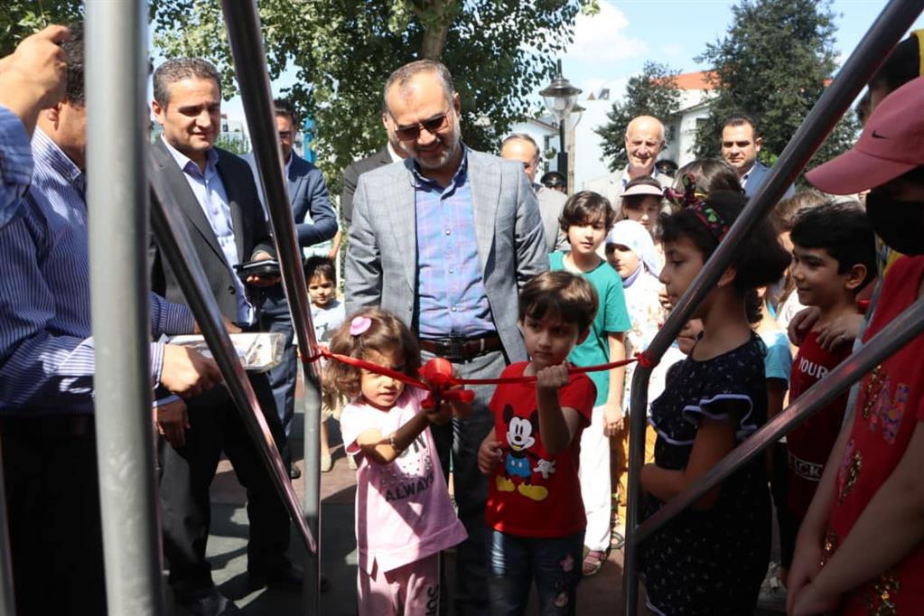 افتتاح پارک کودک در رشت