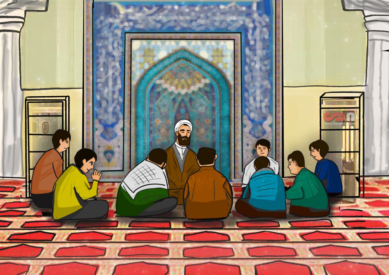تصویرسازی هنرمند گیلانی به مناسبت روز جهانی مسجد